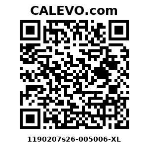 Calevo.com Preisschild 1190207s26-005006-XL