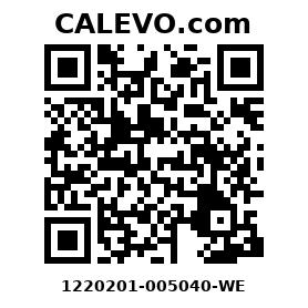 Calevo.com Preisschild 1220201-005040-WE