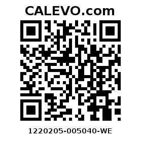 Calevo.com Preisschild 1220205-005040-WE