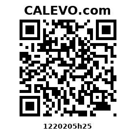Calevo.com Preisschild 1220205h25