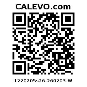Calevo.com Preisschild 1220205s26-260203-W