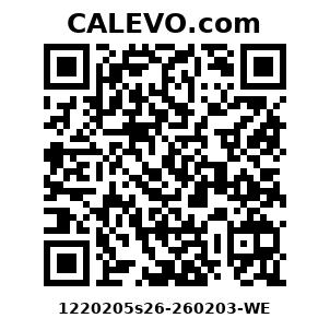 Calevo.com Preisschild 1220205s26-260203-WE