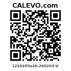 Calevo.com Preisschild 1220205s26-260204-V