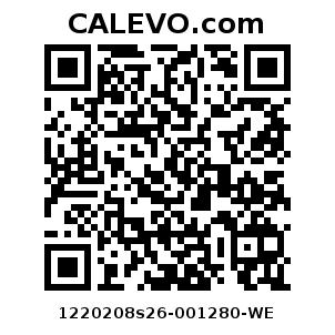 Calevo.com Preisschild 1220208s26-001280-WE