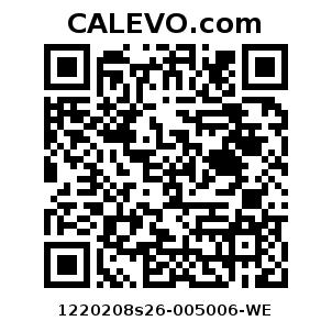 Calevo.com Preisschild 1220208s26-005006-WE