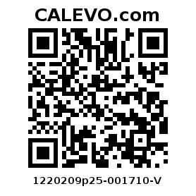 Calevo.com Preisschild 1220209p25-001710-V