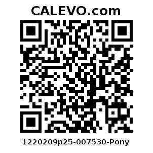 Calevo.com Preisschild 1220209p25-007530-Pony