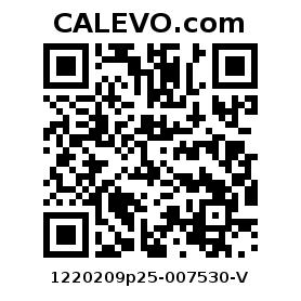 Calevo.com Preisschild 1220209p25-007530-V