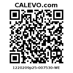 Calevo.com Preisschild 1220209p25-007530-WE