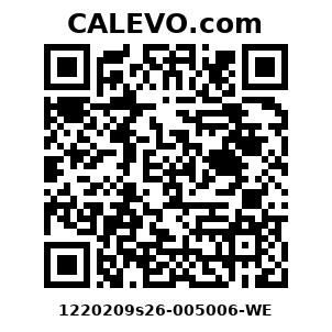 Calevo.com Preisschild 1220209s26-005006-WE