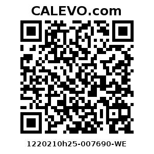Calevo.com Preisschild 1220210h25-007690-WE