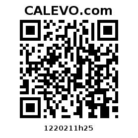 Calevo.com Preisschild 1220211h25