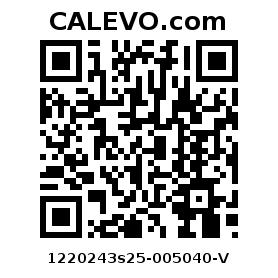 Calevo.com Preisschild 1220243s25-005040-V