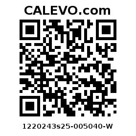 Calevo.com Preisschild 1220243s25-005040-W