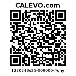Calevo.com Preisschild 1220243s25-009000-Pony