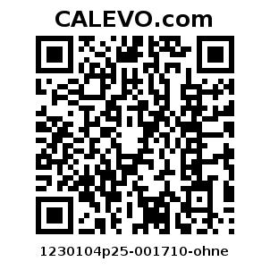 Calevo.com Preisschild 1230104p25-001710-ohne