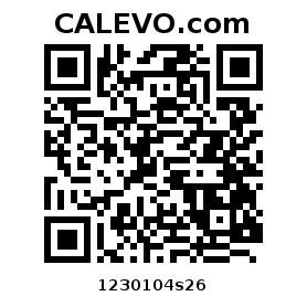 Calevo.com Preisschild 1230104s26