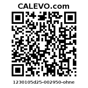 Calevo.com Preisschild 1230105d25-002950-ohne