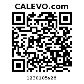 Calevo.com Preisschild 1230105s26