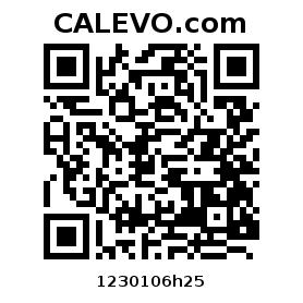 Calevo.com Preisschild 1230106h25