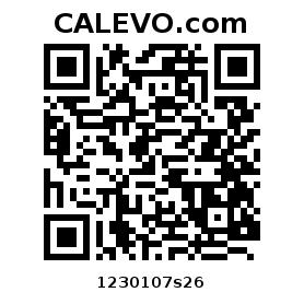 Calevo.com Preisschild 1230107s26