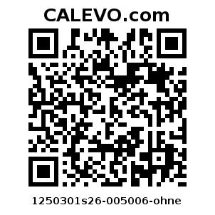 Calevo.com Preisschild 1250301s26-005006-ohne