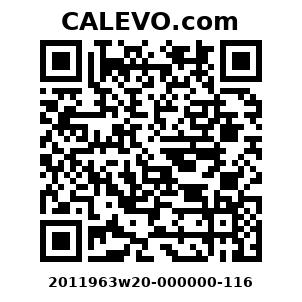 Calevo.com Preisschild 2011963w20-000000-116