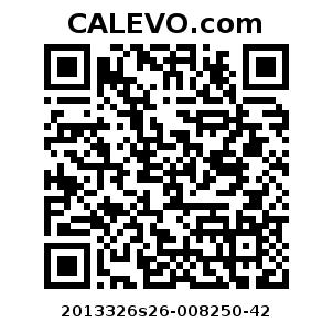 Calevo.com Preisschild 2013326s26-008250-42