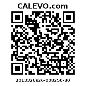 Calevo.com Preisschild 2013326s26-008250-80