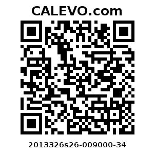 Calevo.com Preisschild 2013326s26-009000-34