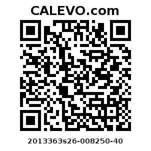 Calevo.com Preisschild 2013363s26-008250-40