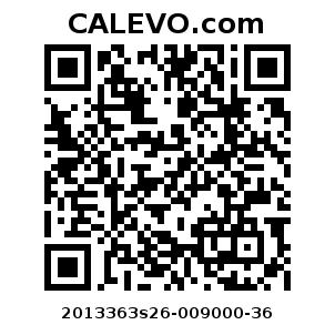 Calevo.com Preisschild 2013363s26-009000-36