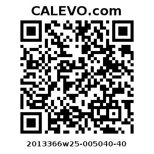 Calevo.com Preisschild 2013366w25-005040-40