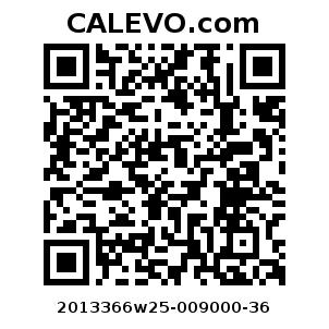 Calevo.com Preisschild 2013366w25-009000-36