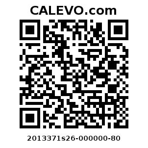 Calevo.com Preisschild 2013371s26-000000-80