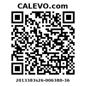 Calevo.com Preisschild 2013383s26-006380-36