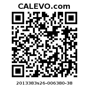 Calevo.com Preisschild 2013383s26-006380-38