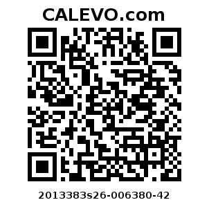 Calevo.com Preisschild 2013383s26-006380-42