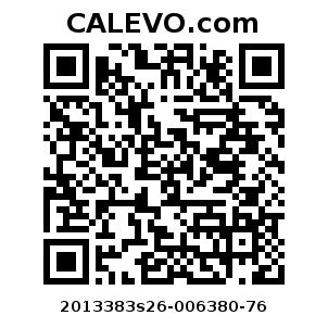 Calevo.com Preisschild 2013383s26-006380-76