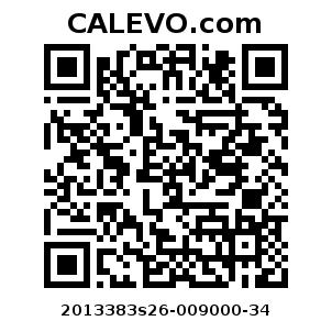 Calevo.com Preisschild 2013383s26-009000-34