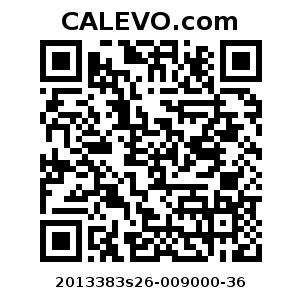 Calevo.com Preisschild 2013383s26-009000-36