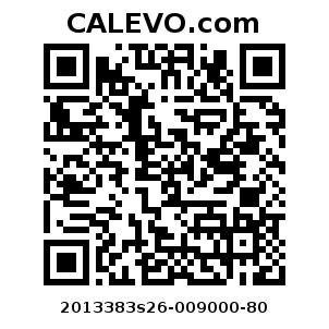 Calevo.com Preisschild 2013383s26-009000-80