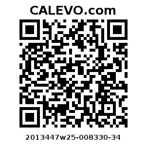 Calevo.com Preisschild 2013447w25-008330-34