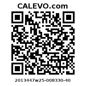 Calevo.com Preisschild 2013447w25-008330-40