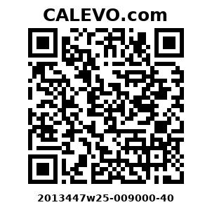 Calevo.com Preisschild 2013447w25-009000-40