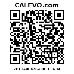 Calevo.com Preisschild 2013448s26-008330-34