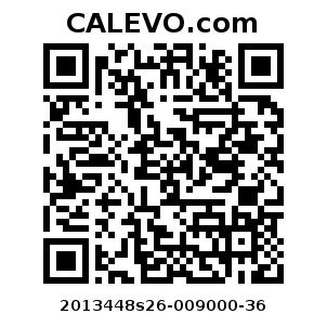 Calevo.com Preisschild 2013448s26-009000-36