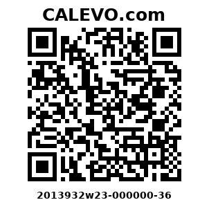Calevo.com Preisschild 2013932w23-000000-36