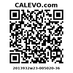 Calevo.com Preisschild 2013932w23-005020-36