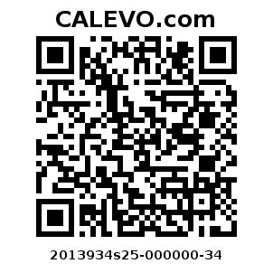 Calevo.com Preisschild 2013934s25-000000-34